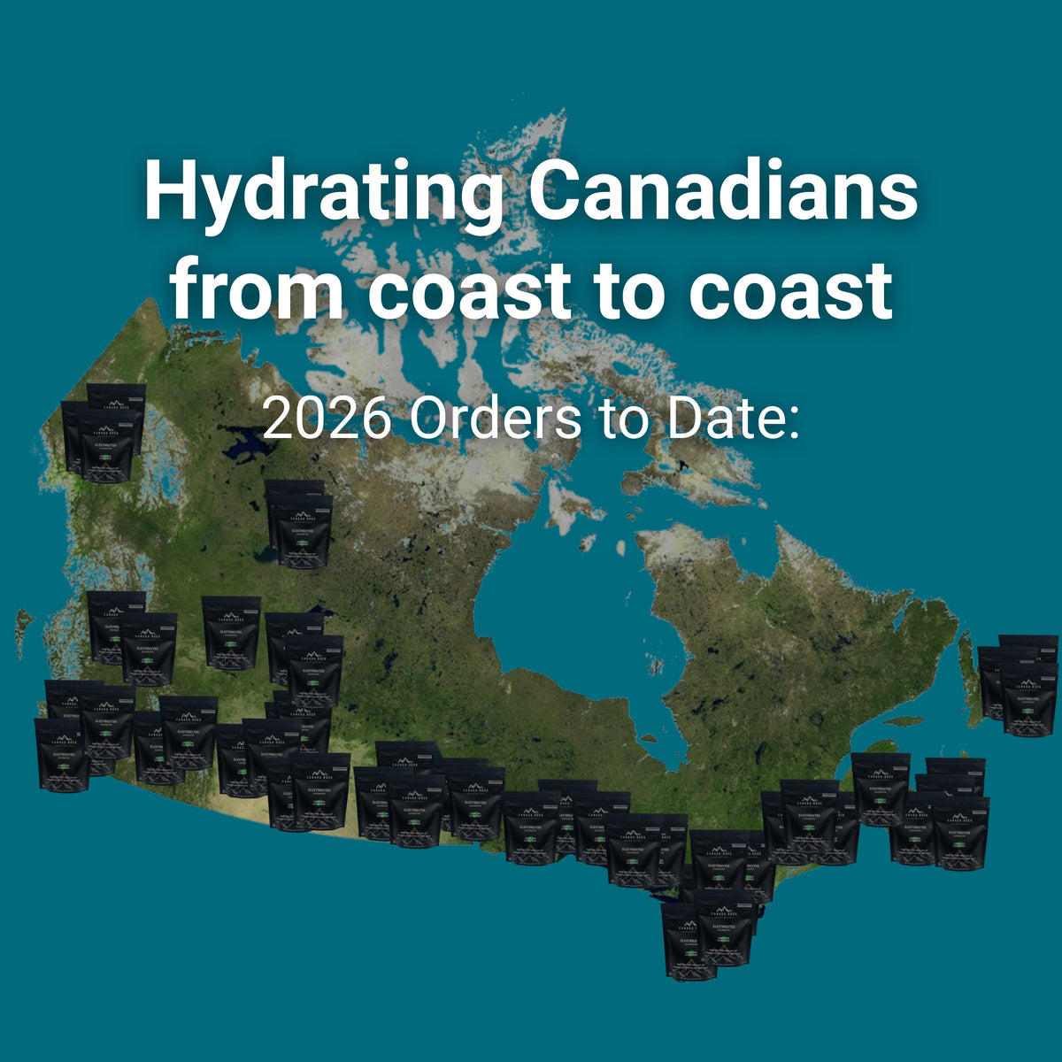 CANADA ROCK HYDRATION™️ Canadian Electrolytes - 30 Servings