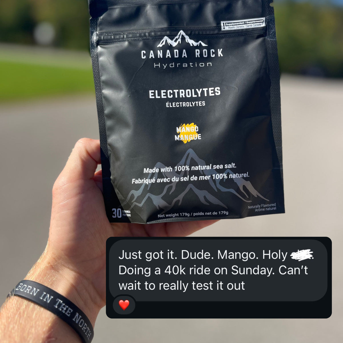 CANADA ROCK HYDRATION Zero Sugar Canadian Electrolytes - 30 Servings