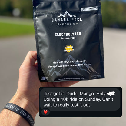 CANADA ROCK HYDRATION Zero Sugar Canadian Electrolytes - 30 Servings