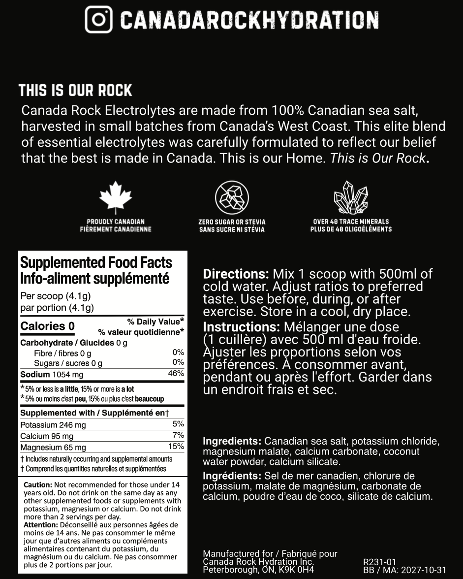 PURE/UNFLAVOURED Electrolytes - 30 Servings