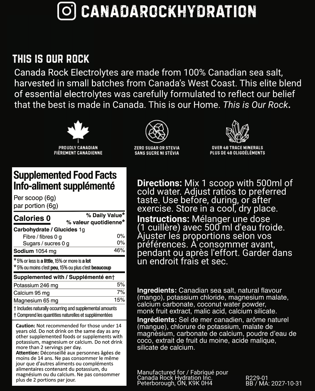 MANGO Electrolytes - 30 Servings